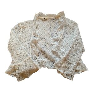 Courreges Vintage Crochet Lace Bolero - Size Small